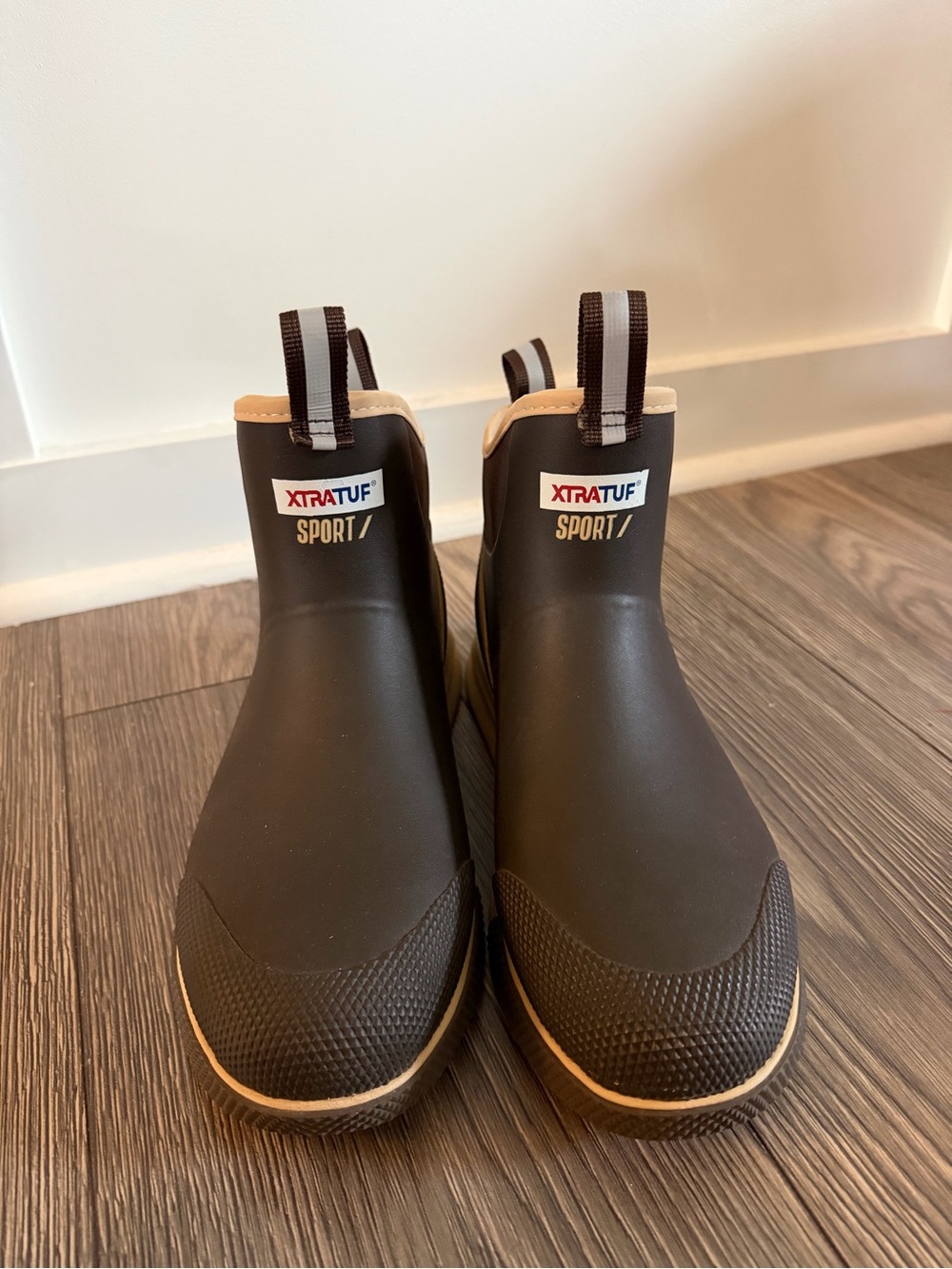 XTRATUF Sport Kids Brown Waterproof Rain Boots